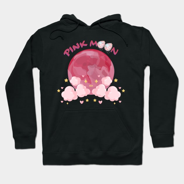 Georgia Okeeffe Pink Moon Over Water Hoodie by Clouth Clothing 